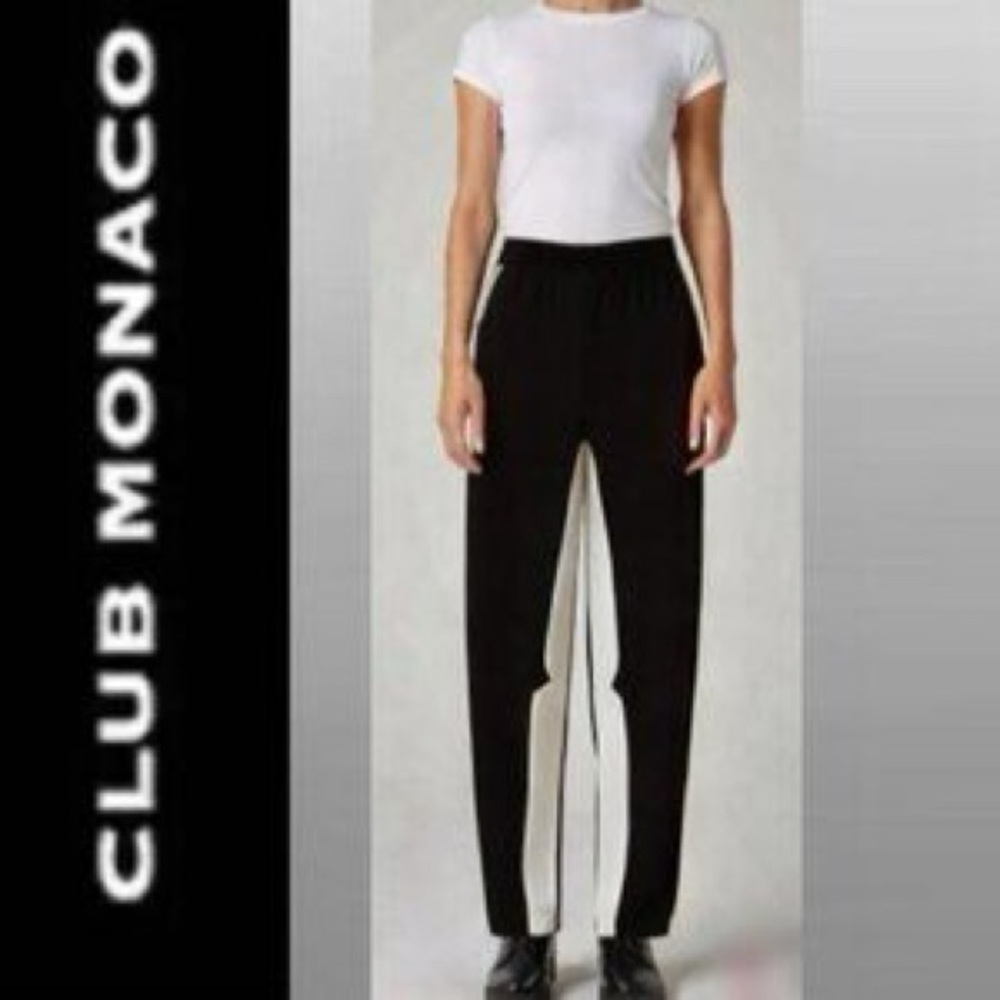 Club Monaco Black Track Pants Joggers